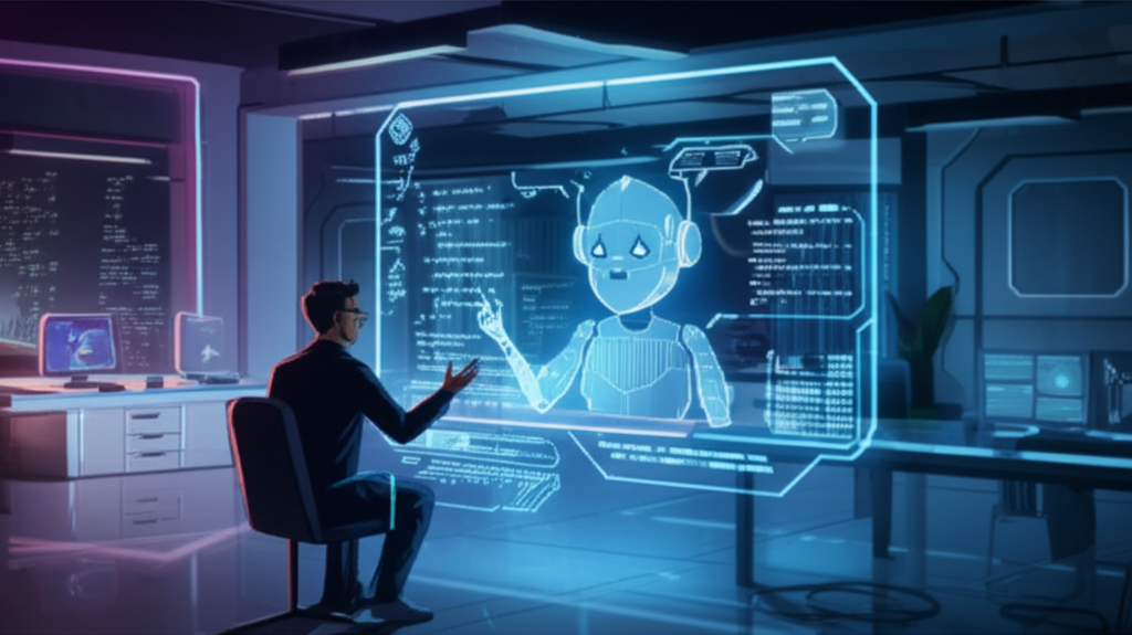 AI 바이브 코딩 개념 이미지